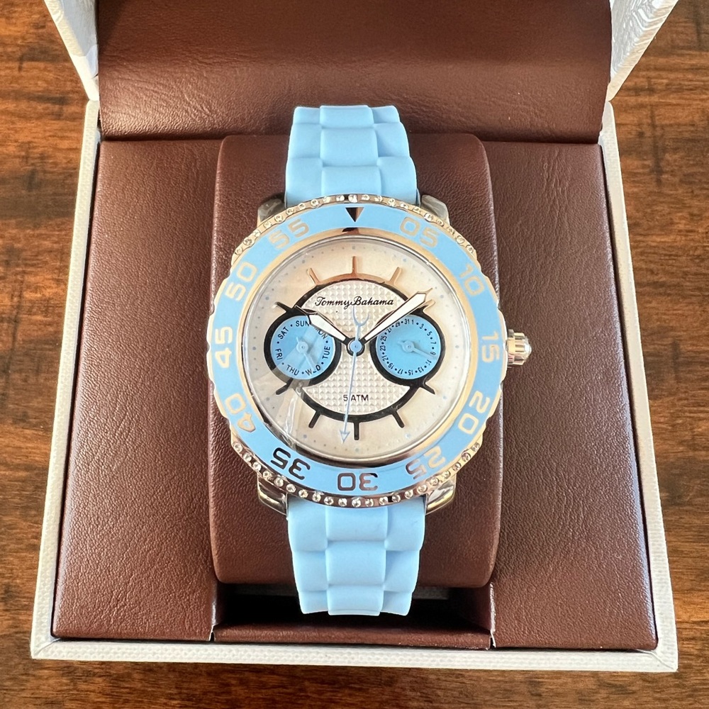 Tommy Bahama Women’s Silicone Strap Watch